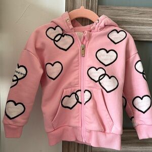 Givenchy Kids x Chito Dog Heart Zip-Up Sweatsuit